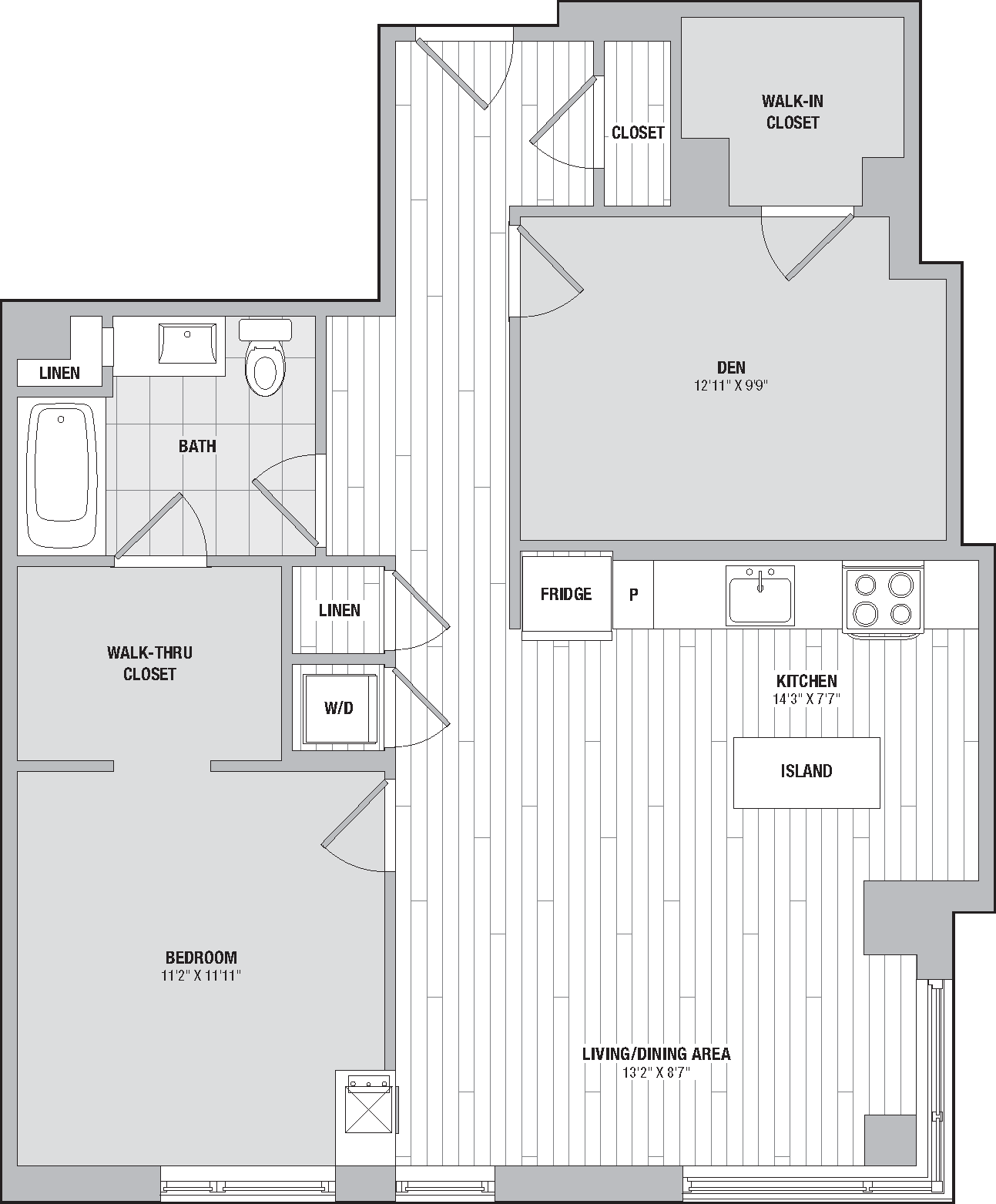 Apartment 1008 floorplan